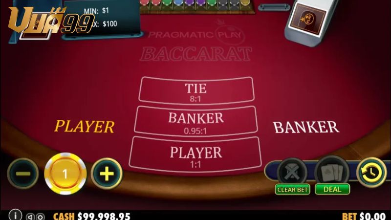 Trải nghiệm Baccarat đẳng cấp tại Vua99