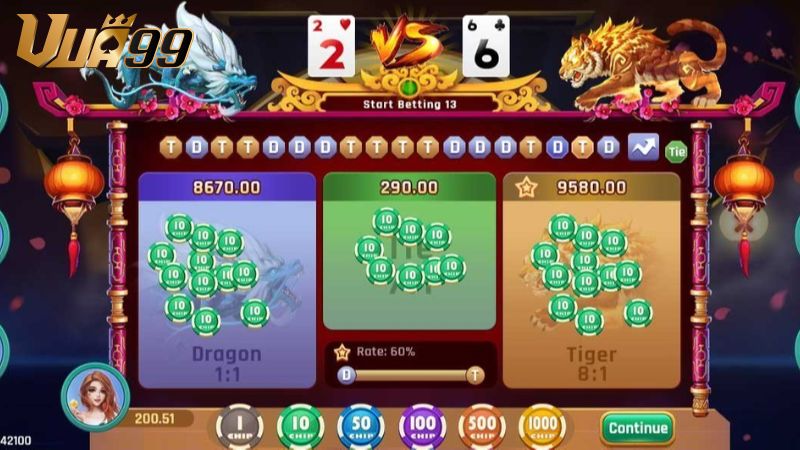 Vì sao nên chơi Rồng hỗ tại Vua99