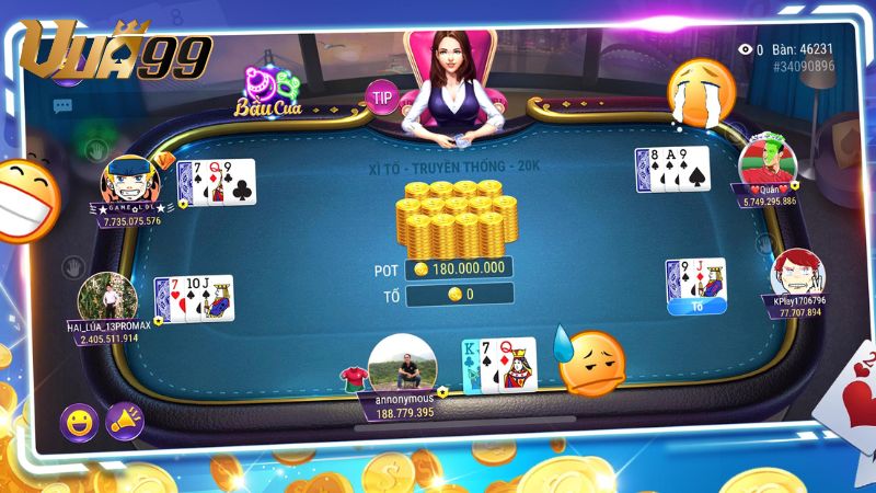 Xì tố Vua99 là gì? – Game đấu trí kinh điển giữa người chơi